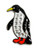 Navika Swarovski Crystal Penguin Marker