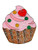 Navika Glitzy Cupcake Ball Marker