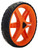 Clicgear Rear Wheel Orange