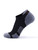 Meikan 3 Pack Low Cut Coolmax Technical Sports Socks - Black/Grey