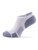 Meikan 3 Pack Womens Low Cut Coolmax Technical Sports Socks - White/Grey