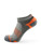 Meikan 5 Pack Low Cut Performance Sports Socks - Grey/Orange