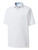 FootJoy Pique Solid Gingham Trim Golf Shirt (Athletic Fit) - White