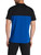 DKNY Sport Greenwood Colour Block Pique T-Shirt - Electric Blue/Black