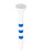 Redback Opti Height Wooden Golf Tees 2 1/8 Inch - White/Blue