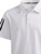 adidas JR Boy's 3-Stripes Polo Shirt - White