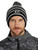 DKNY Sport Swift Bobble Beanie - Silver Marl/Black