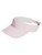 adidas Women's Badge of Sport Logo Visor - Clear Pink