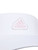 adidas Women's Badge of Sport Logo Visor - White/Clear Pink