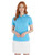 Calvin Klein Women's Performance Cotton Pique Polo - Heritage Blue