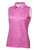 Calvin Klein Women's Crackle Sleeveless Polo - Orchid/White