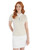 Calvin Klein Women's Raquette Polo - Birch/White