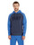 DKNY Sport Reach Hoodie - Slate Marl/Yale Blue