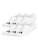 adidas No-Show Socks 6 Pairs - White