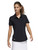 adidas Women's Ultimate365 Solid Polo Shirt - Black