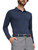 Puma YouV Long Sleeve Golf Polo Shirt - Navy Blazer