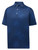 FootJoy Jungle Leaf Print Lisle Golf Shirt (Athletic Fit) - Navy