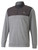 Puma CLOUDSPUN Colourblock Golf 1/4 Zip - Puma Black/Quite Shade