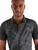 Calvin Klein NYC Print Polo - Black