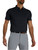 FootJoy Lisle Paisey Print Golf Shirt (Athletic Fit) - Black/Charcoal
