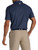 FootJoy Lisle Geo Print Golf Shirt - Navy/Light Blue/White