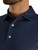 FootJoy Lisle Geo Print Golf Shirt - Navy/Light Blue/White