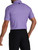 FootJoy Lisle Geo Print Golf Shirt - Violet/Black/White