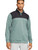 Puma CLOUDSPUN Colourblock Golf 1/4 Zip - Black/Eucalyptus Heather