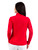 IBKUL Solid Long Sleeve Mock Neck Top - Red