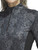 adidas Women's Essentials Long Sleeve Printed Mock Polo Shirt - Black