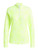 adidas Women's Essentials Long Sleeve Printed Mock Polo Shirt - Lucid Lemon