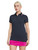 Puma Women's CLOUDSPUN Tipped Golf Polo - Navy Blazer/Pinktastic