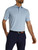 FootJoy Spot Print Lisle Golf Shirt (Athletic Fit) - Mist/Sapphire