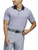 adidas Ultimate365 Ottoman Stripe Polo Shirt - White/Collegiate Navy
