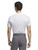 adidas Ultimate365 Ottoman Stripe Polo Shirt - White/Grey Two