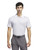 adidas Ultimate365 Ottoman Stripe Polo Shirt - White/Grey Two