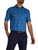 FootJoy Wave Print Lisle Golf Shirt - Sapphire