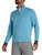 FootJoy Ribbed Quarter-Zip Flatback (Athletic Fit) - Pool