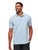 TravisMathew Jungle Pyramid Polo - Heather Ash Blue