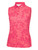 Calvin Klein Women's Canvas Print Sleeveless Polo - Berry Pink