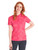 Calvin Klein Women's Canvas Print Polo - Berry Pink