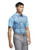 adidas Mens Core Print Polo Shirt - Semi Bliss Blue