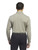 adidas Core Long Sleeve Polo Shirt - Silver Pebble