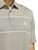 adidas Core Chest Stripe Polo Shirt - Silver Pebble