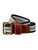 FootJoy Striped Braided Belt - Navy/Grey/White__1