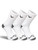 Callaway Sport Crew 3 Pack Socks - White