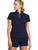 Under Armour Women's Iso-Chill SS Polo - Midnight Navy/Starlight