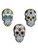 King Pins Golf Ball Marker 3 Pack - Sugar Skull