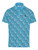 Original Penguin "The Player" All Over Novelty Polo - Blue Atoll