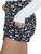 IBKUL June Print Layered Skort (17.25") - Black/White